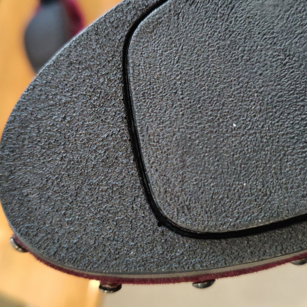 Via Spiga made in Italy burgundy velvet mules size 6.5 - Picture 14 of 14
